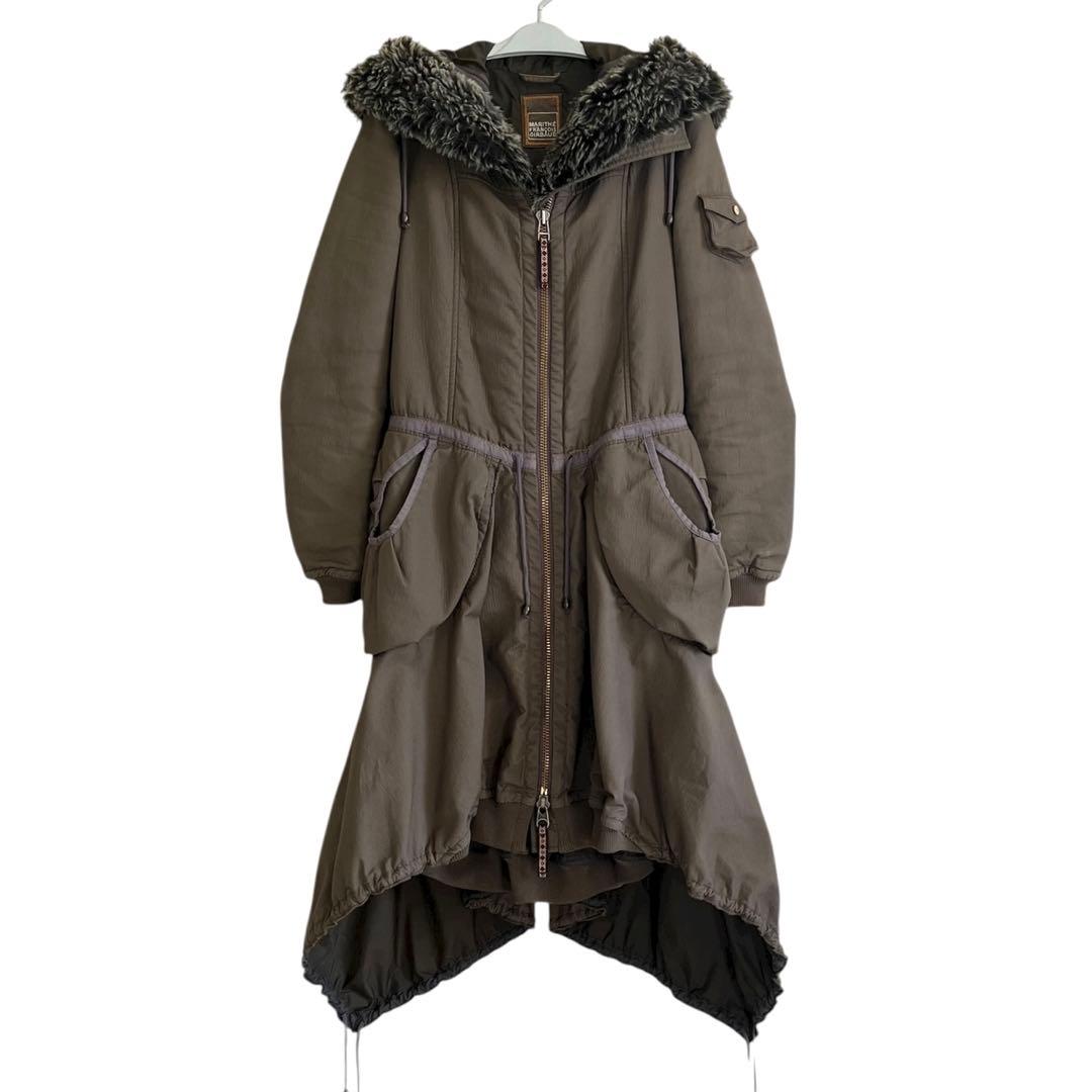 00s M+F GIRBAUD フレアギミック モッズコート サイバー グランジ