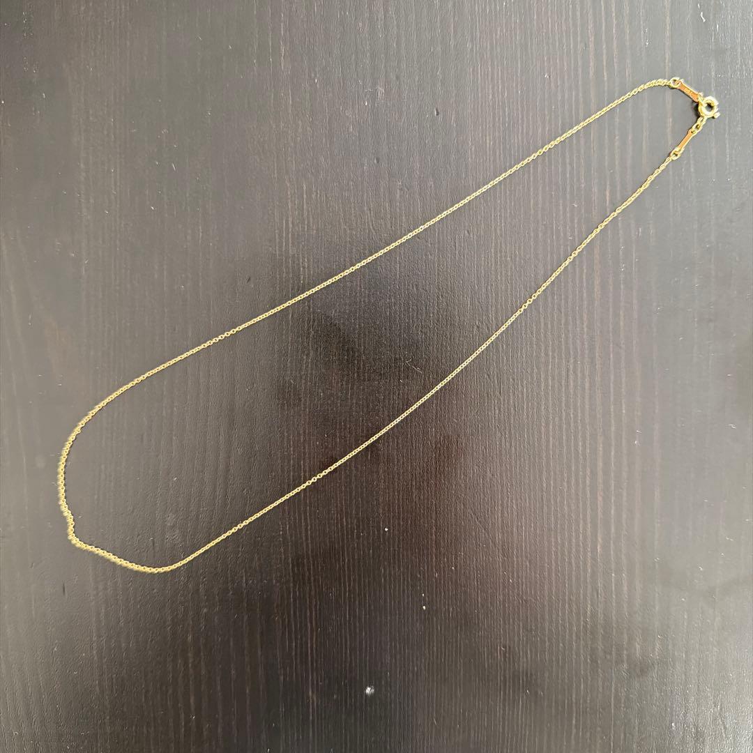 Tiffany K18ネックレスチェーン 43cm