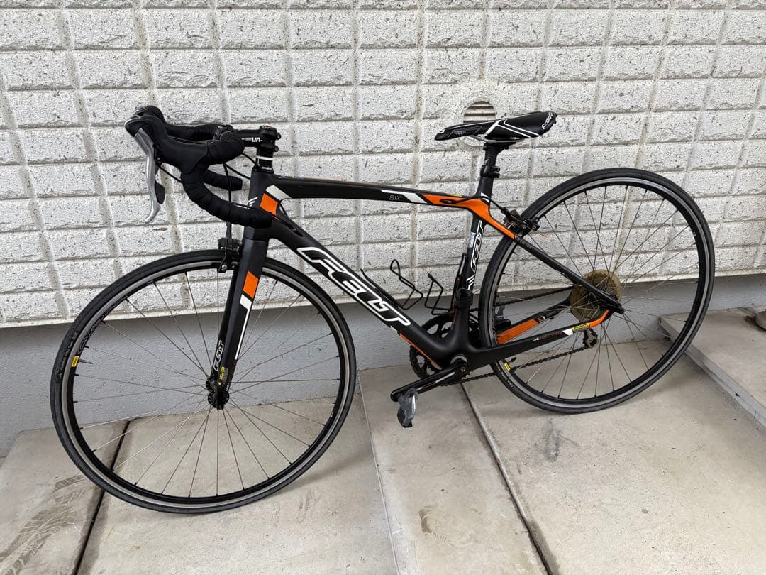 FELT ロードバイク カーボンフレーム 黒・オレンジ