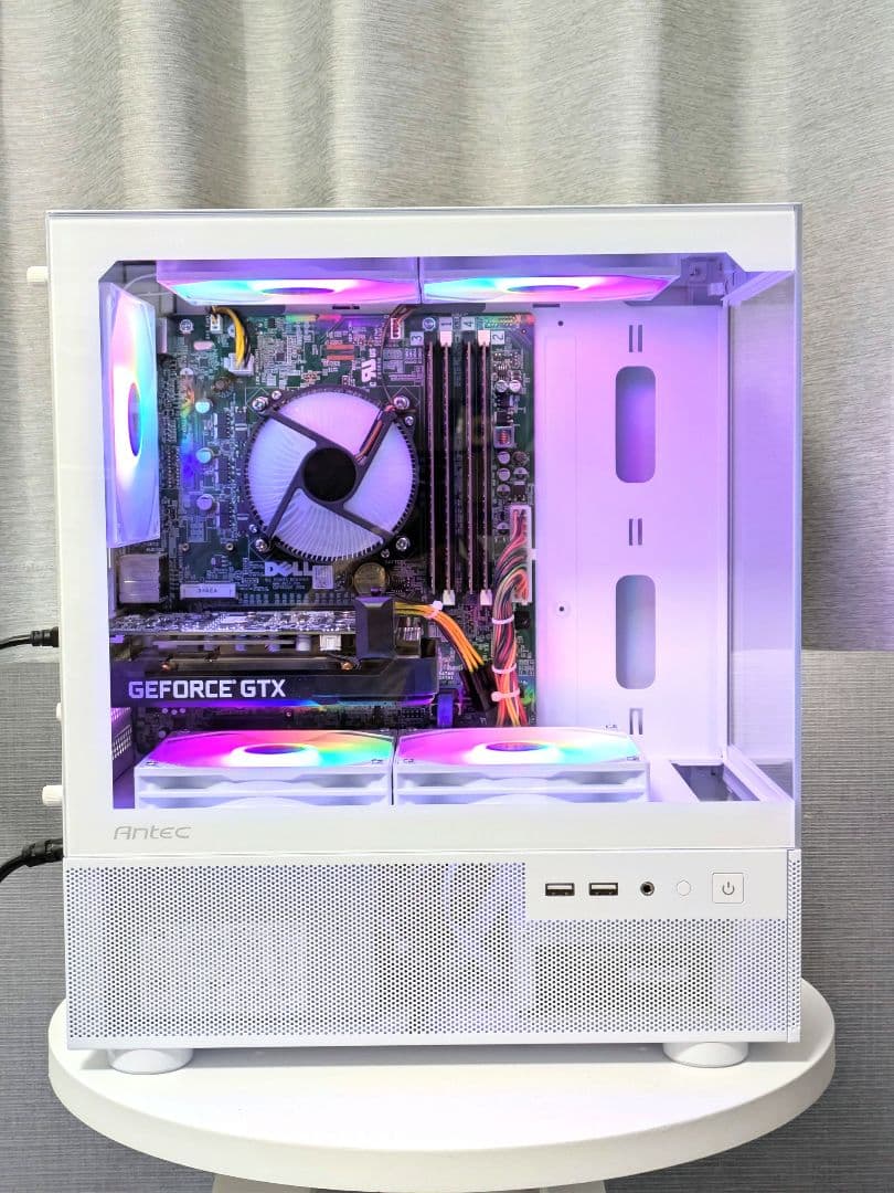 GTX1660SUPER搭載 新品白ケース RGBファン 自作ゲーミングPC