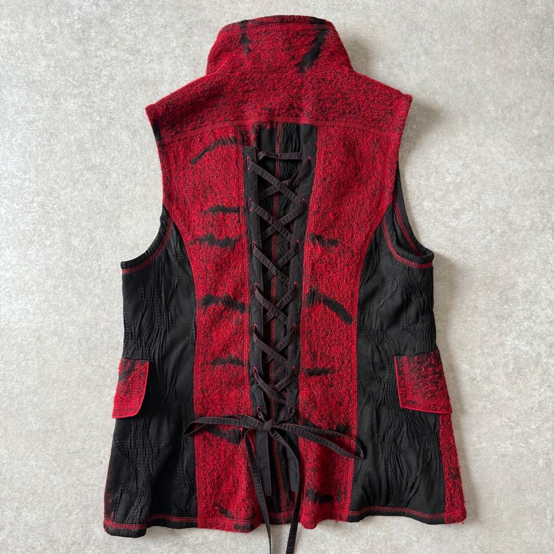 【レア】EIKO KONDO エイコ コンドウ バックレースアップ ベスト