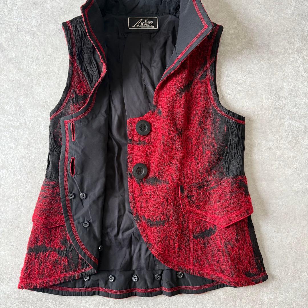 【レア】EIKO KONDO エイコ コンドウ バックレースアップ ベスト