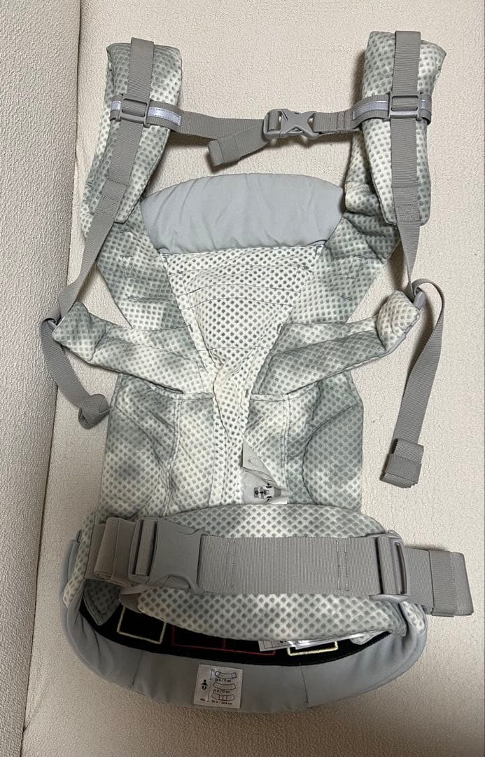エルゴベビー 抱っこ紐 グレー・ドット 収納ポーチ付き