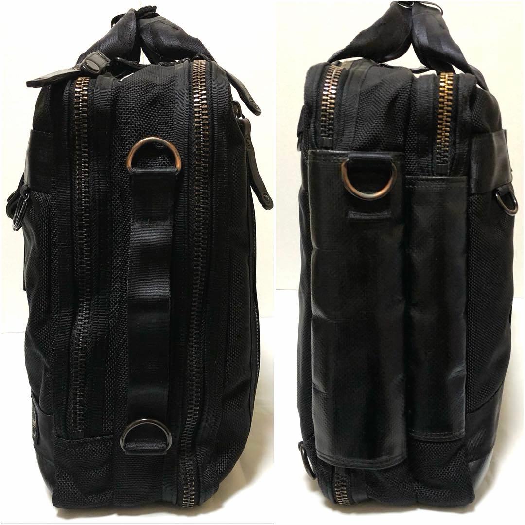 美品✨ポーター ヒート ビジネスバッグ 3way 2層 A4可 マグライト 黒