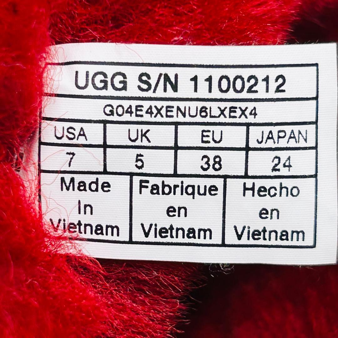 【美品】UGG 海外モデル リボン付 ムートンブーツ ベイリーボウ ミニ