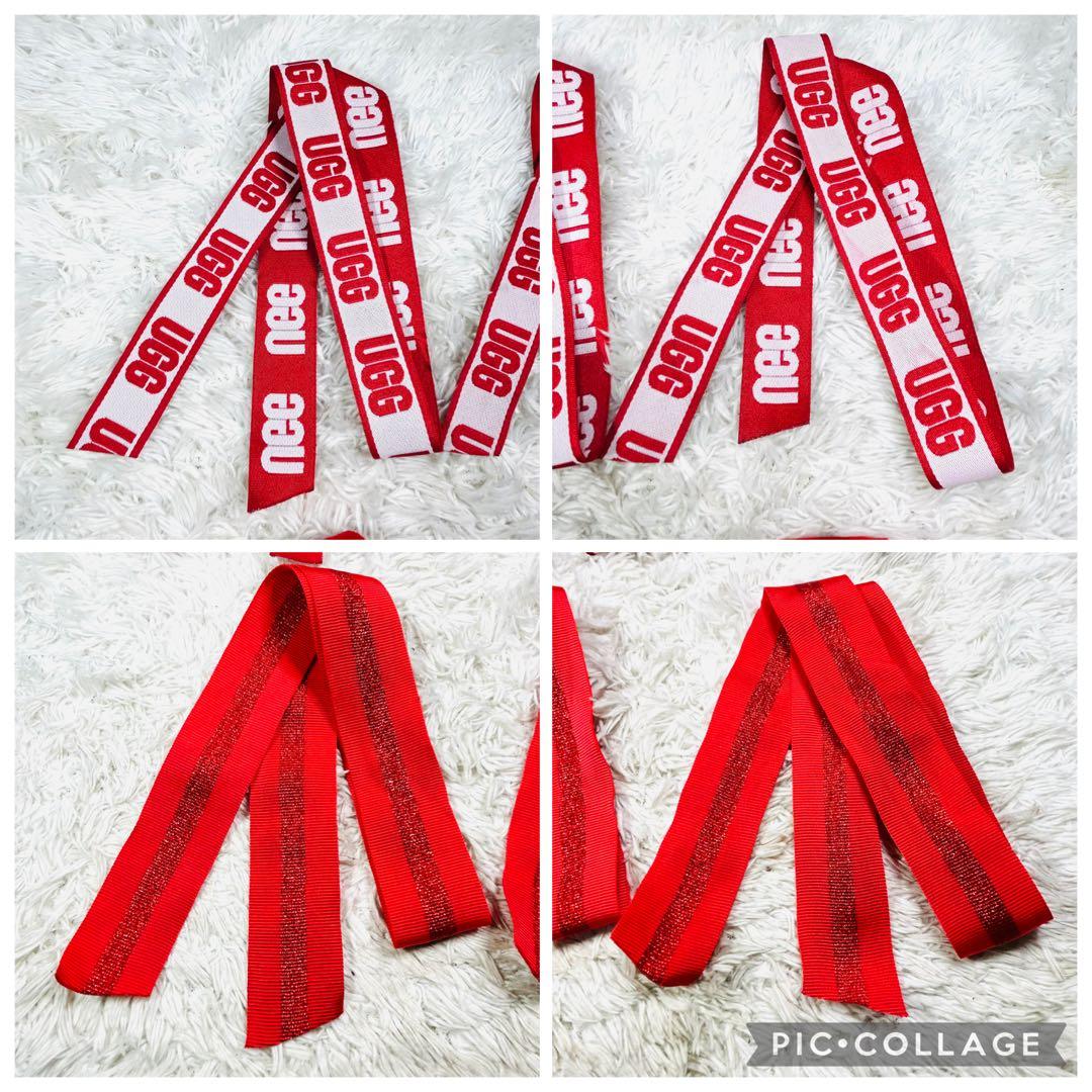 【美品】UGG 海外モデル リボン付 ムートンブーツ ベイリーボウ ミニ