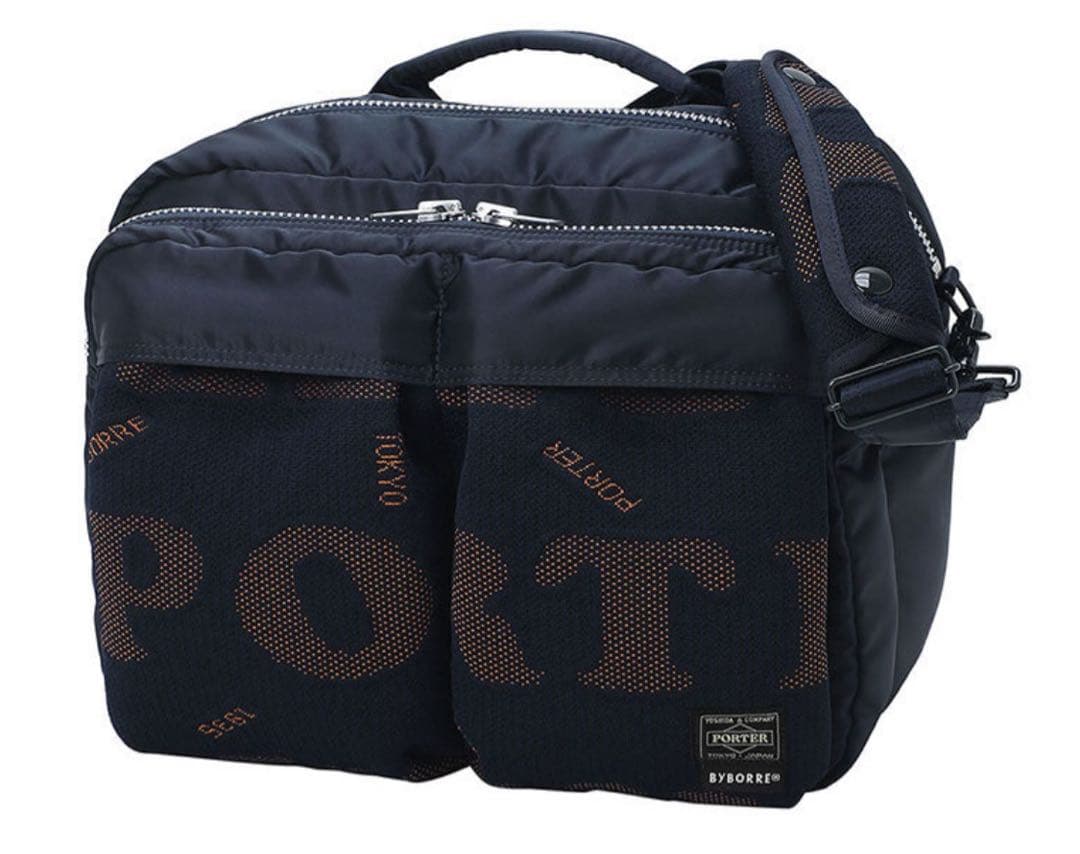 PORTER BYBORRE ショルダーバッグ ネイビー
