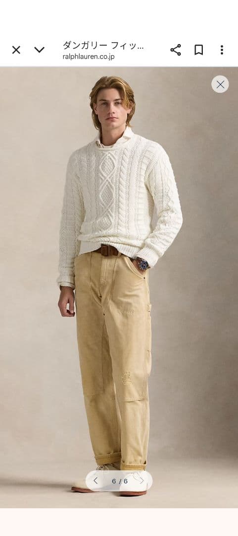 【新品】ラルフローレンダンガリー フィット ポロカントリー カーペンターパンツ