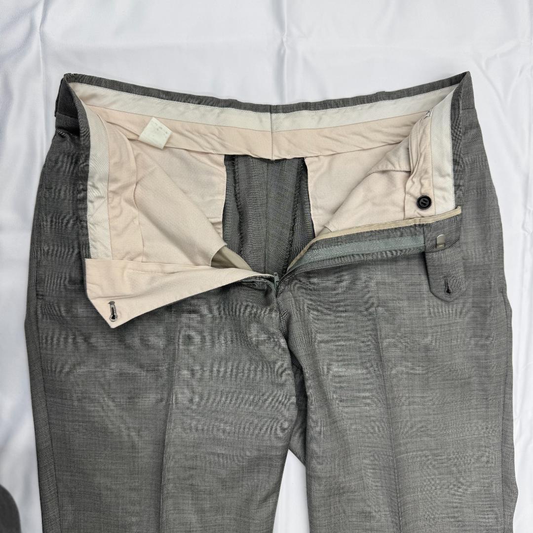 【クリーニング済】Belvest／ベルベスト シングル スーツ L～XL