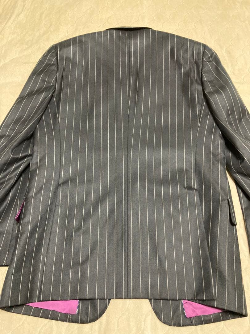 美品　paul smith スーツ　Lサイズ　2B ブラックストラップ