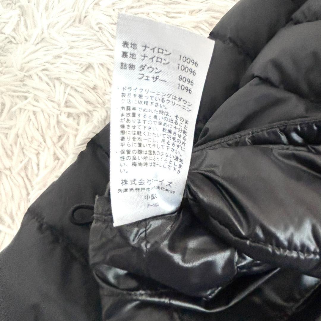 美 DANTON　キルティングダウン　XL　 黒　大きいサイズ　長袖