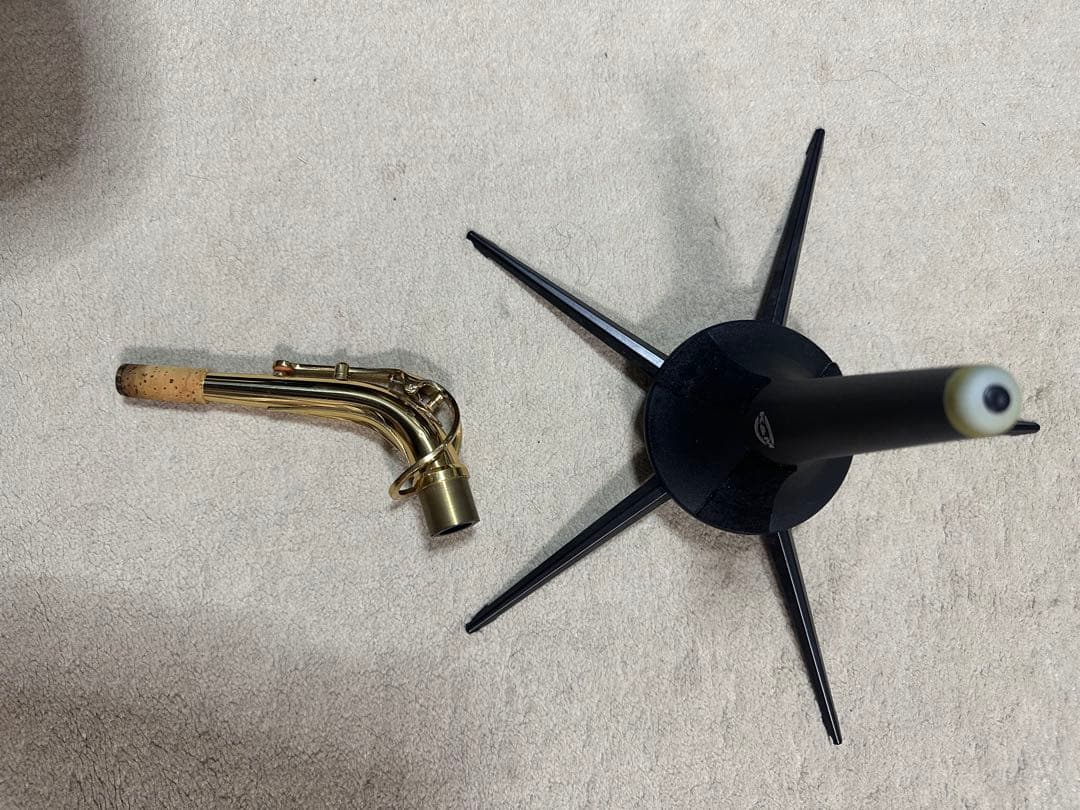 ヤマハデジタルサックスYDS-150 + アルトサックス用カーブネック、スタンド