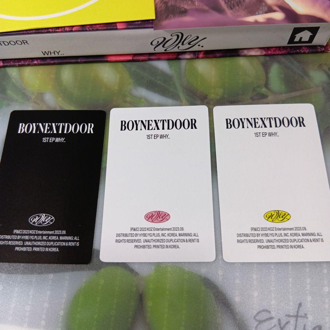 boynextdoor　プロモアルバム　非売品　サイン入り　ボネクド　WHY