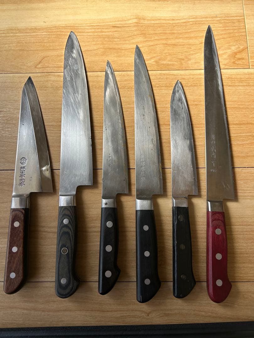 包丁、6点セット