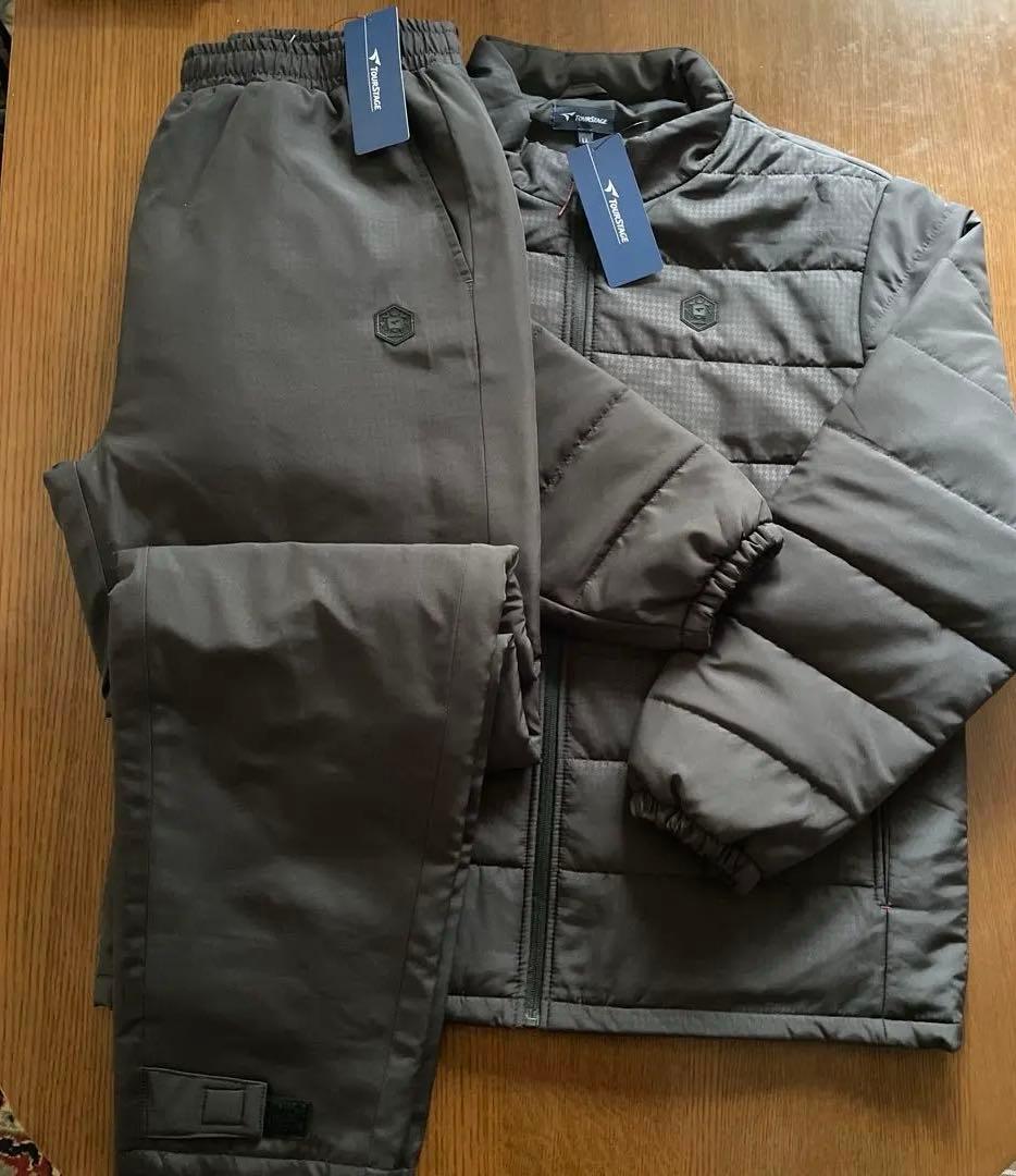 だ*ん様 TOURSTAGE ゴルフジャケット パンツセット LL ブラック 新