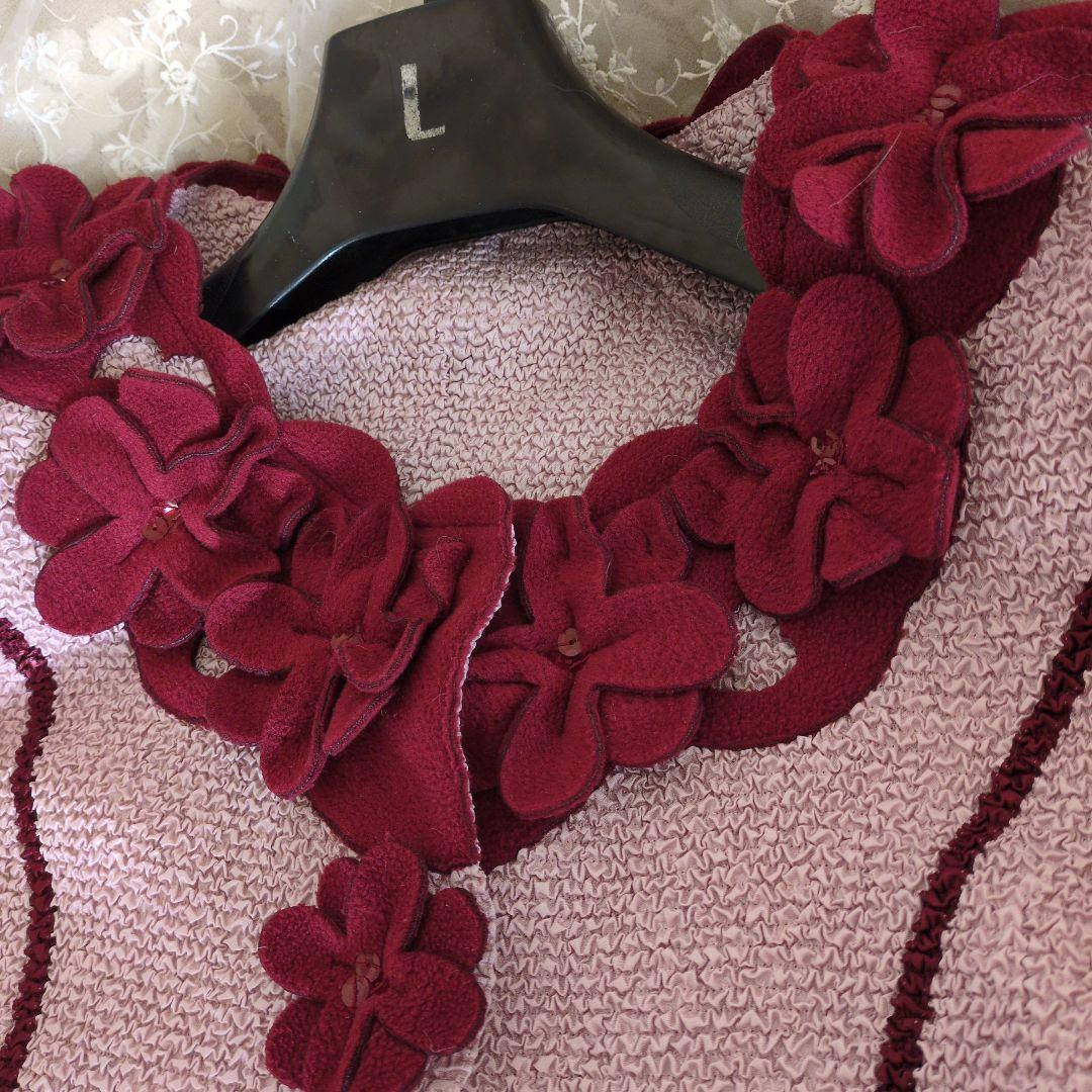 ⭐本日のみ一割引⭐ノコオーノさん☆花モチーフ 長袖　ジャケット