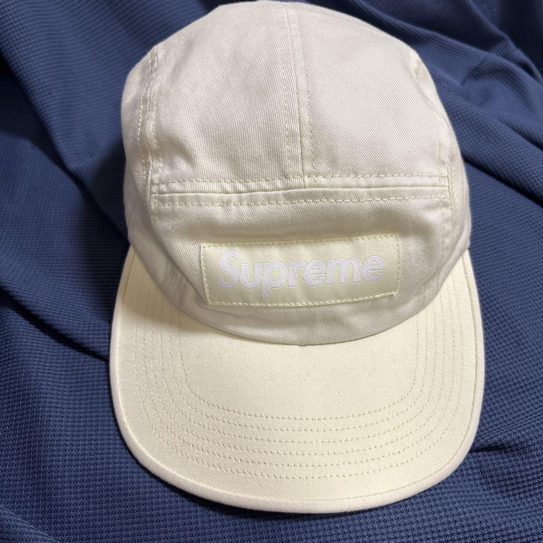 シュプリーム supreme キャンプキャップ　イエロー　ボックスロゴ