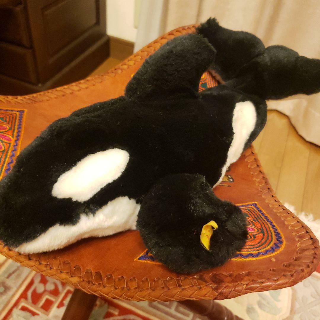 ヴィンテージ Steiff シャチ ぬいぐるみ 1990年代