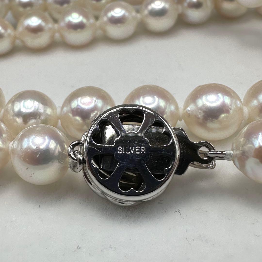 照り強✨ 大粒 あこや パール ネックレス 真珠 レディース アクセサリー sv