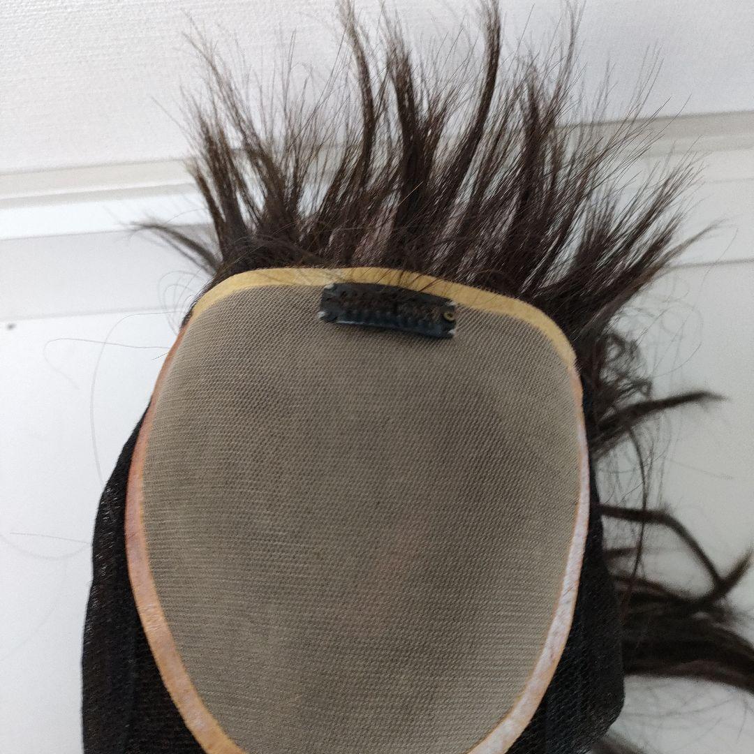 美品 ウルフヘア ウィッグ メッシュいり