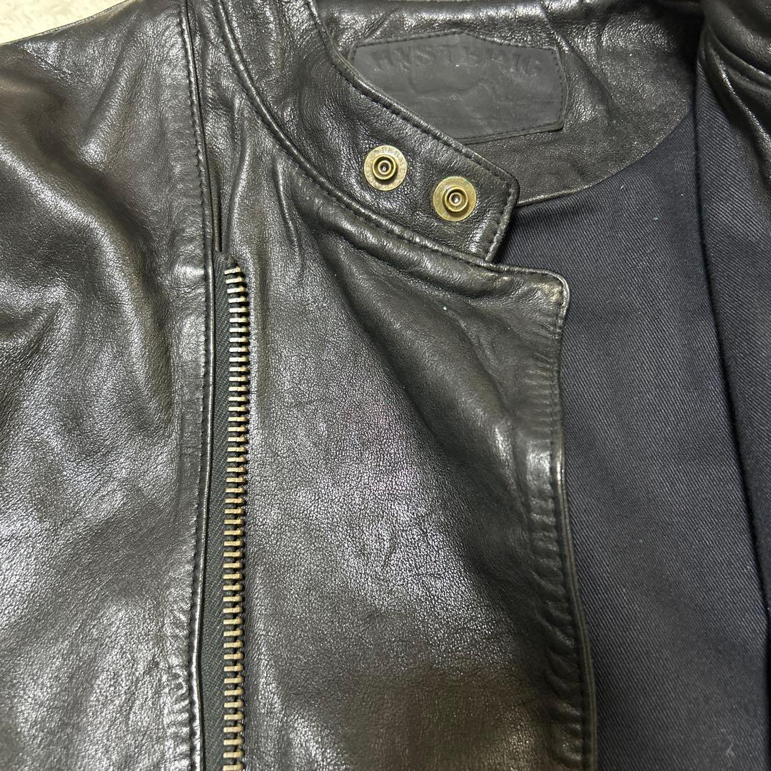 ヒステリックグラマー レザージャケット 山羊革 サイズfree ブラック