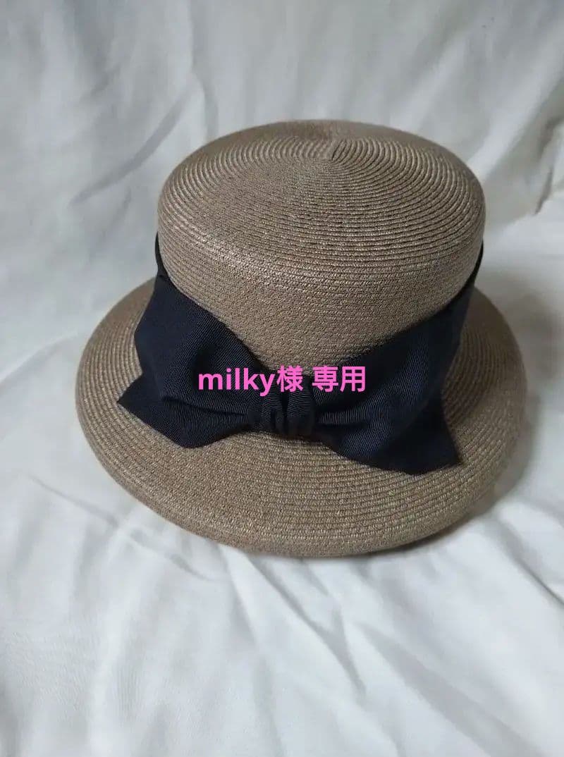 マキシン　帽子　ベージュ