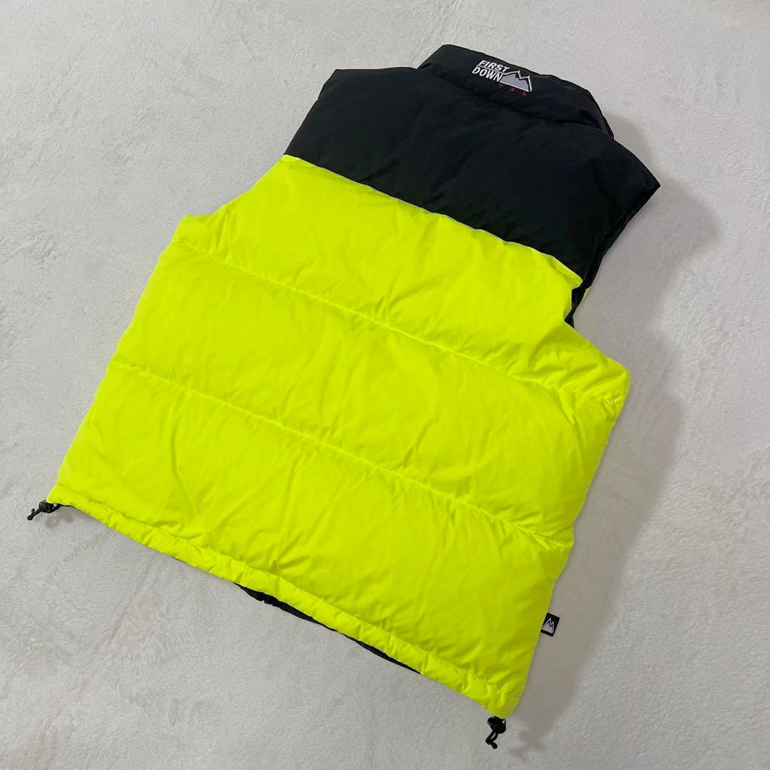 【未使用タグ付】ファーストダウン　ダウンベスト　リバーシ　700F　定価2.5万