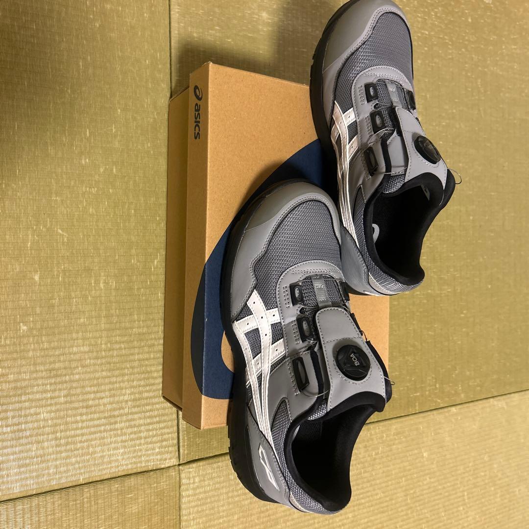 asics BOAシステム安全靴 グレー