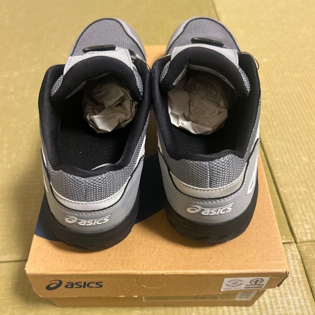 asics BOAシステム安全靴 グレー