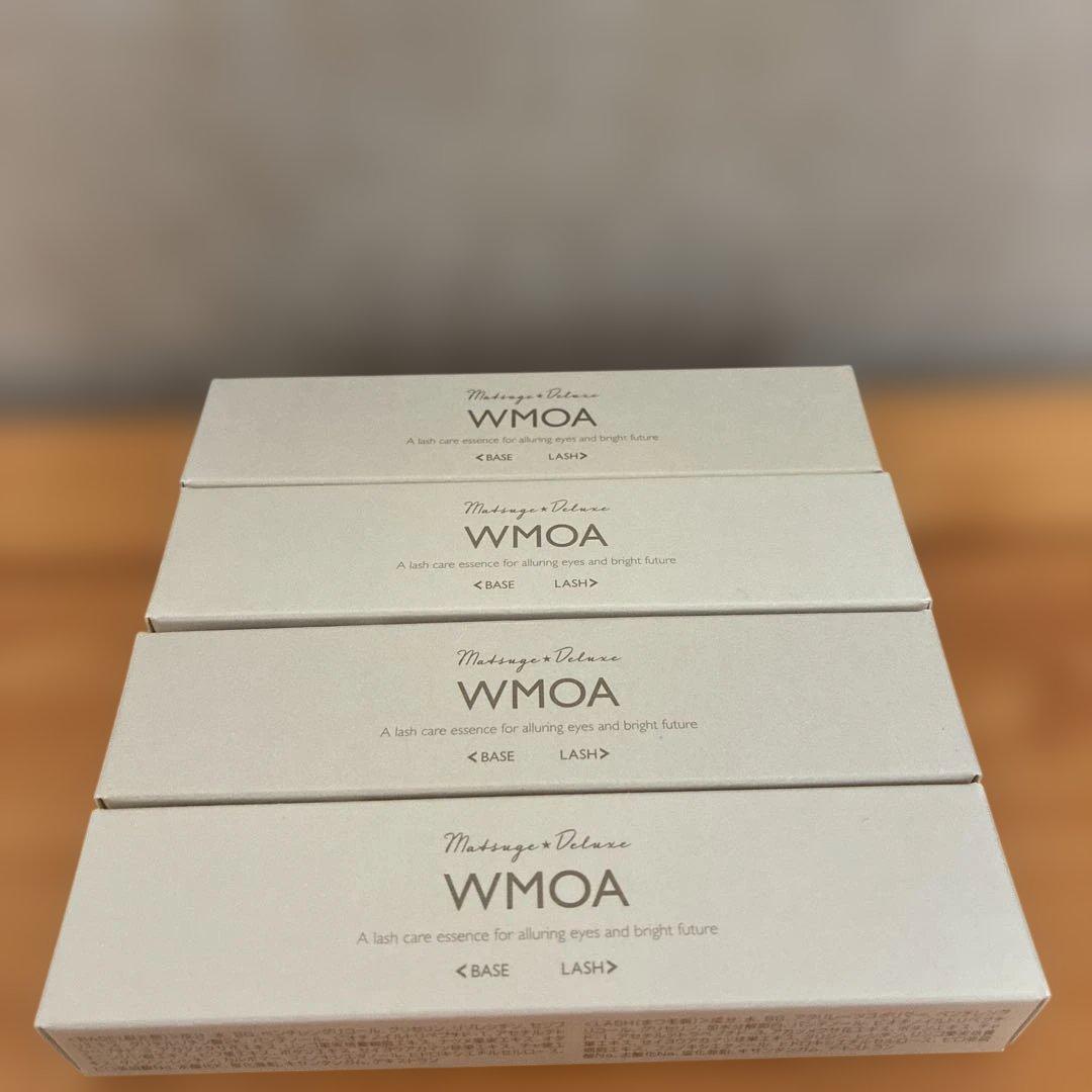 【正規品】【新品・未使用】WMOA ウモアまつ毛美容液 4本セット