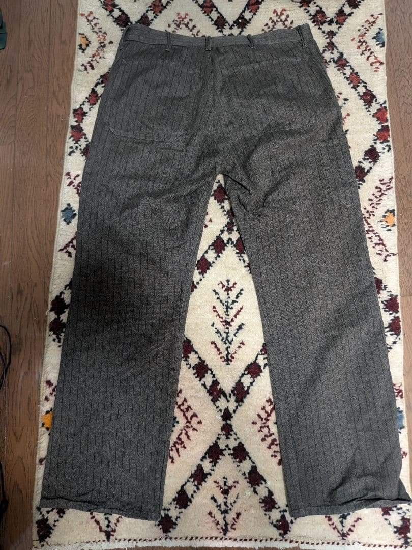RRL ストライプ ワークパンツ 34 32