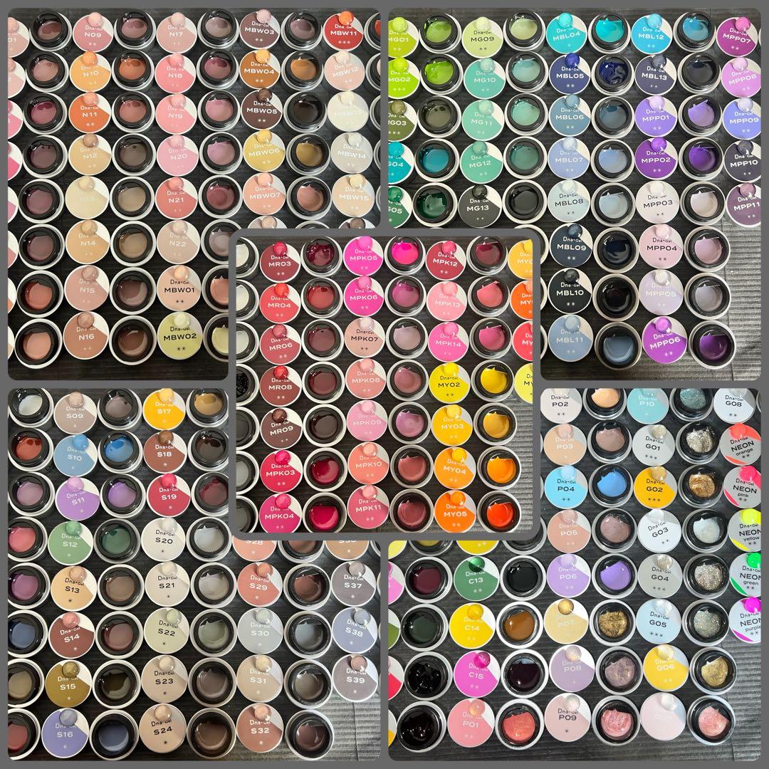 【早いもん勝ち】DnaGel ネイルセット 185色