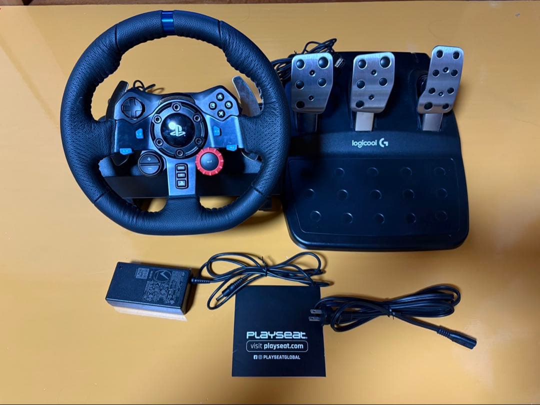 Logicool G ステアリングコントローラー LPRC-15000d ブラ…