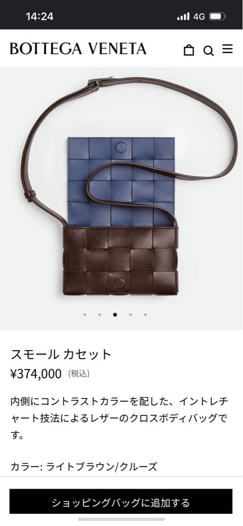 【希少】✨BOTTEGA VENETA ボッテガヴェネタ　スモールカセット