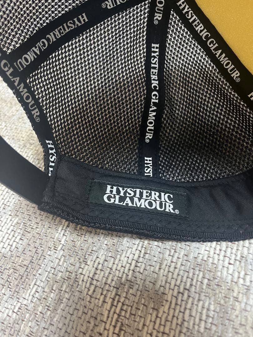 HYSTERIC GLAMOUR トラッカーキャップ ホワイト/ブラック