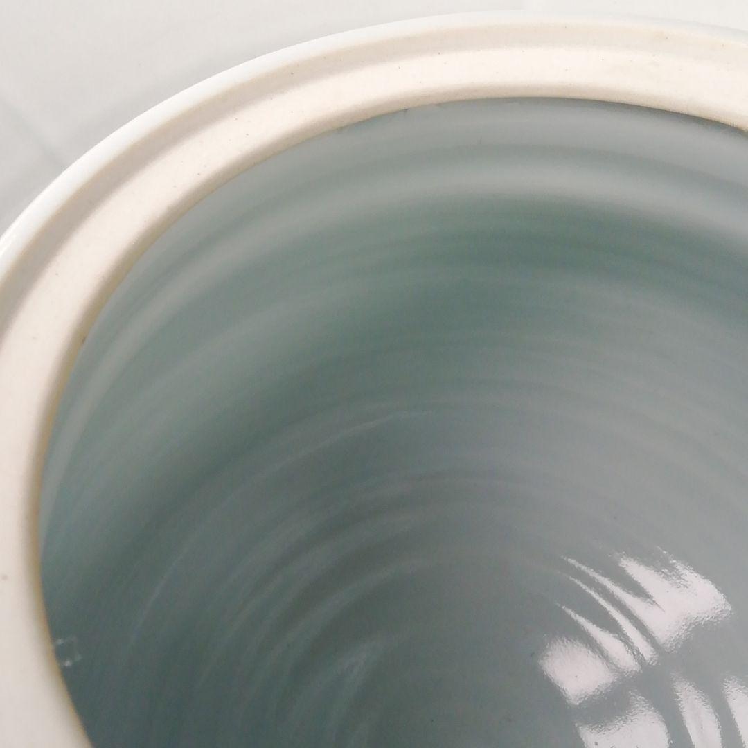 Ｔ６７４　水指　『白磁花水指』『宝林　趙誠主 造』　共箱　茶道具