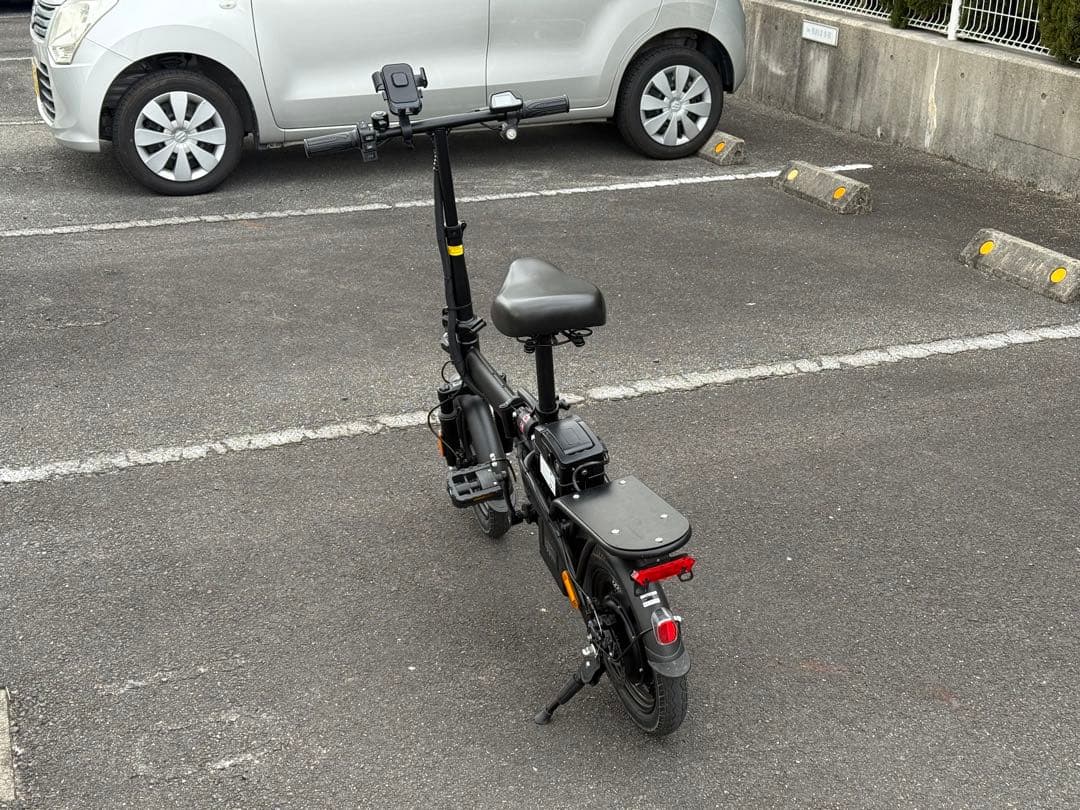 折りたたみ電動アシスト自転車 美品【京都引き取り】