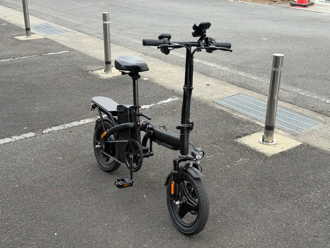 折りたたみ電動アシスト自転車 美品【京都引き取り】