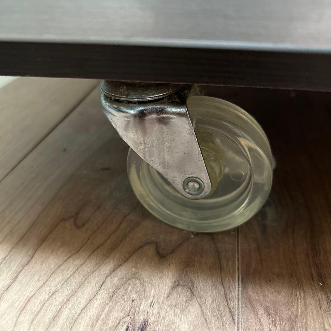 ディノス家具　キャスター付きモダンクローゼットチェスト 5段・幅120cm