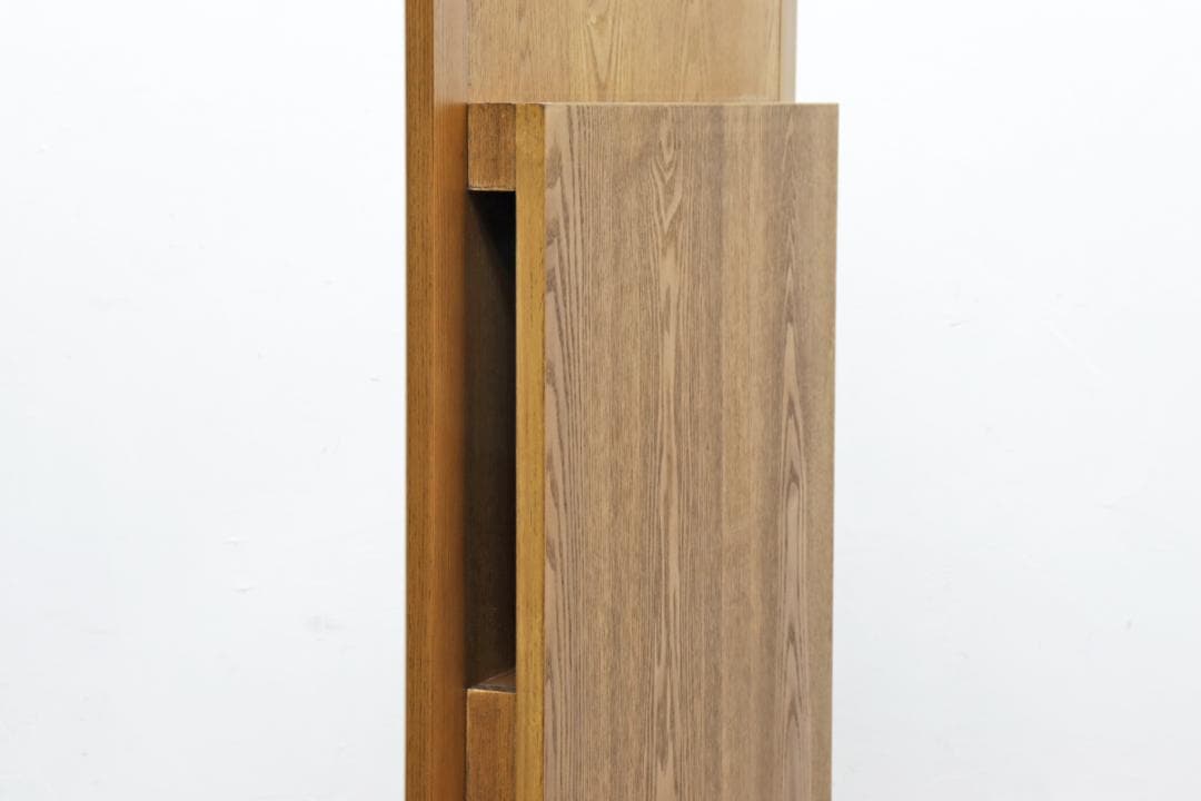 クラシカル タモ材 ドレッサー 鏡台 カット台 ミラー デスク サロン 木製