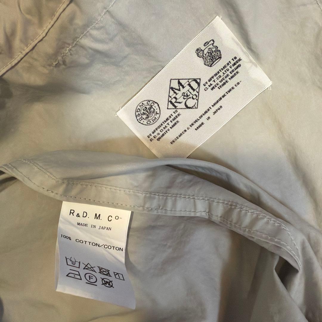 ☆美品☆ R&D.M.Co- GARMENT DYE ZIP PARKER