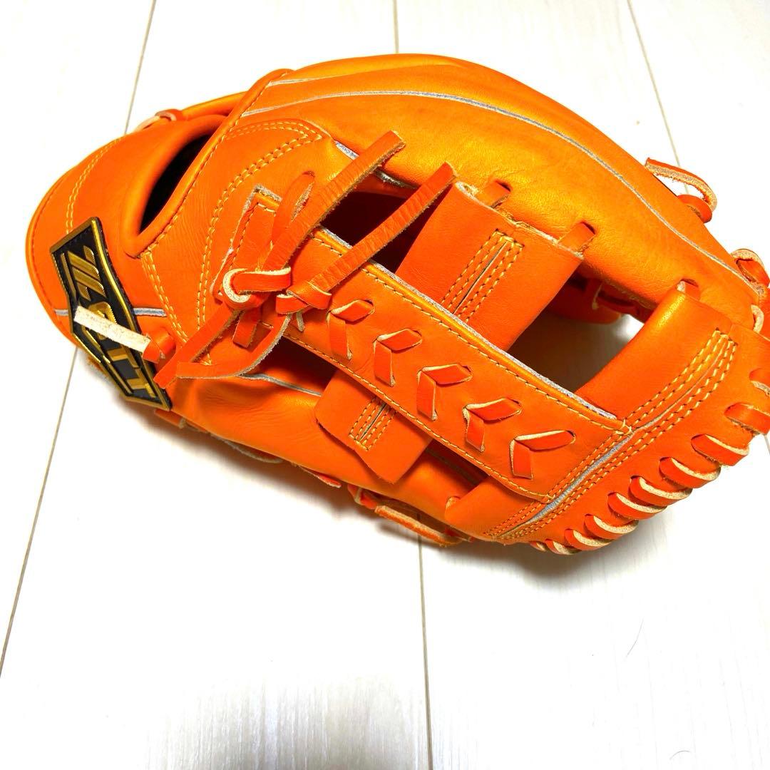ZETT NEO STATUS 軟式グローブ オレンジ
