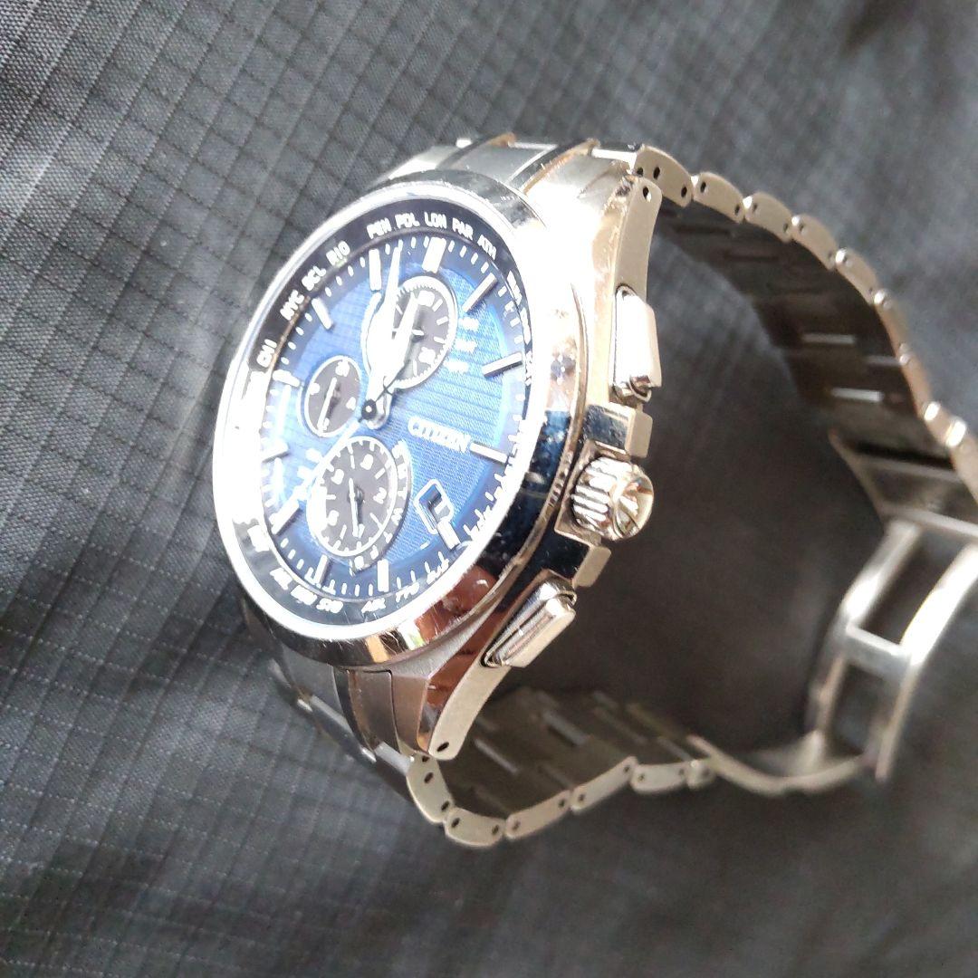 シチズン　AT8040-57L アテッサ エコドライブ 電波 チタン