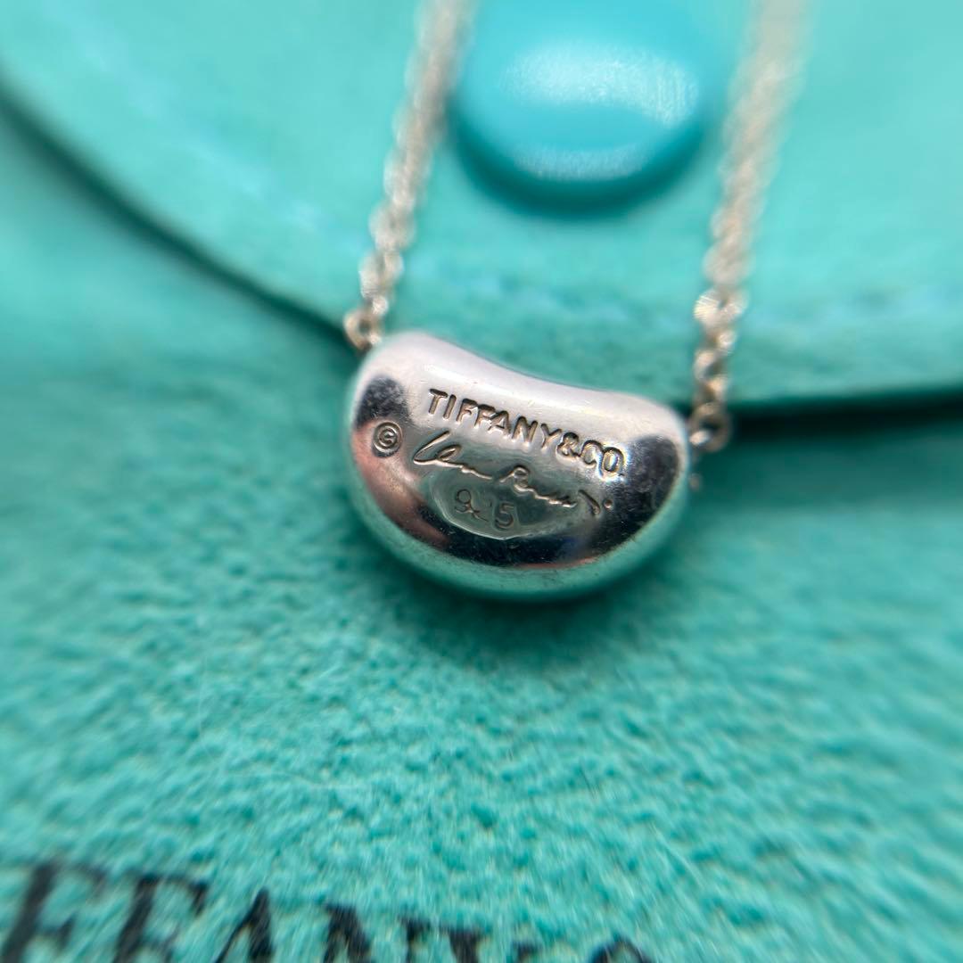 美品 ティファニー ネックレス ビーン エルサペレッティ シルバー 925