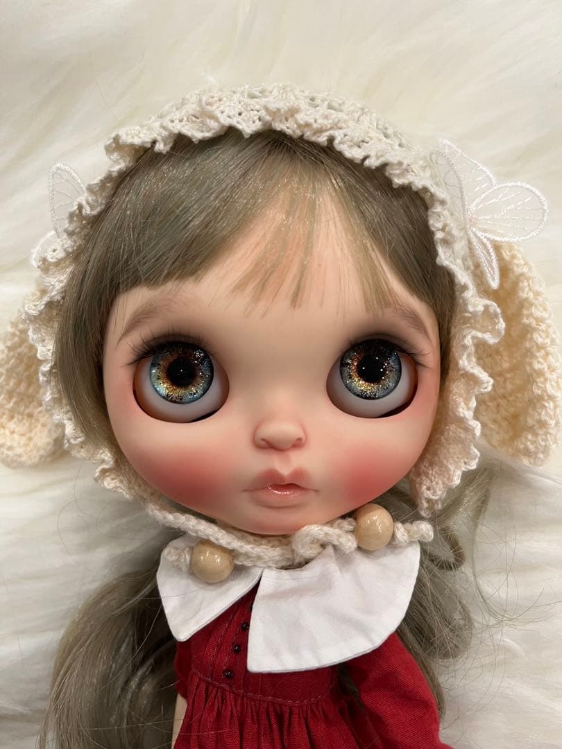 月の雫さま専用　カスタムブライス ファニ フラミンゴ　作家さま