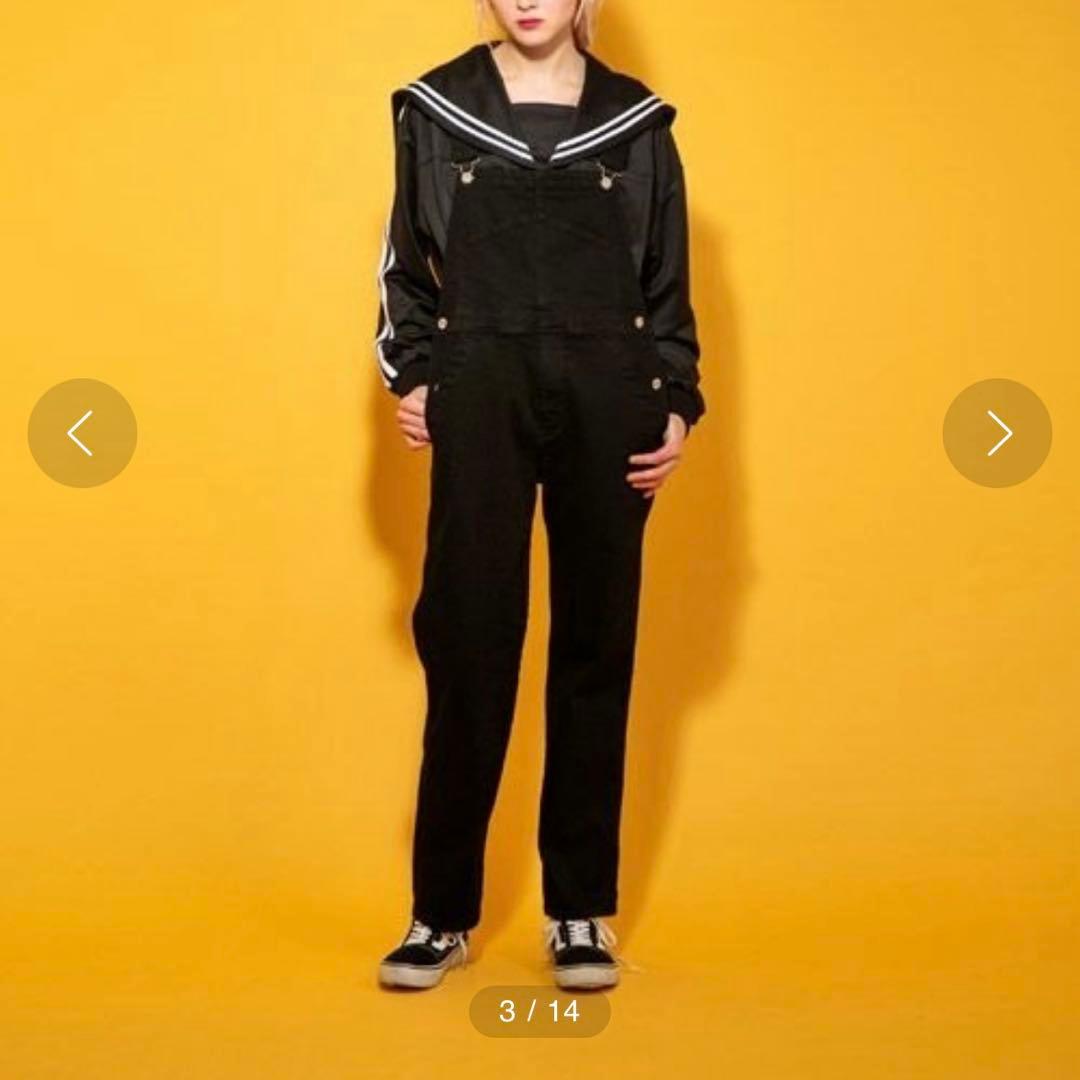 【美品】キャンディストリッパー　セーラー　ジャージ　ブルゾン　ブラック　黒