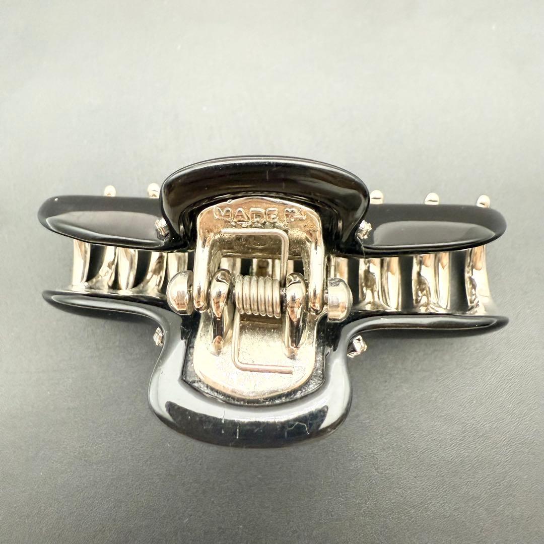 美品✨acca アッカ ヘアクリップ ニューコラーナ ビジュー ブラック 黒