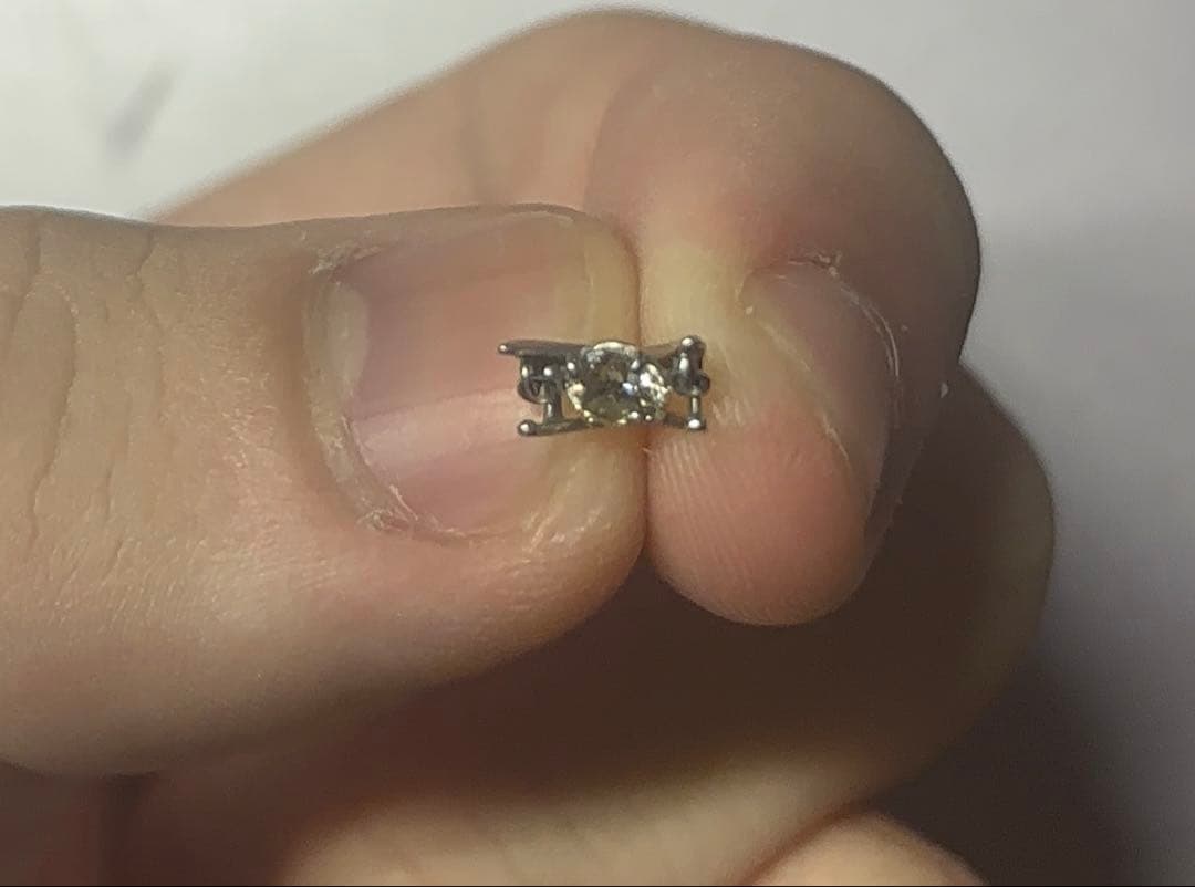 ダイヤモンド　ネックレス　Pt850 ダンシングストーン