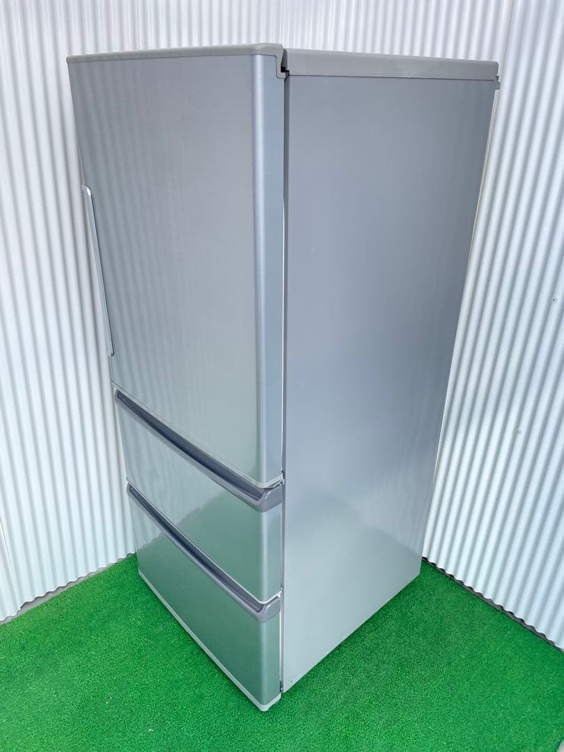 828 アクア 3ドア冷蔵庫 右開き シルバー コンパクトデザイン 二人暮らし