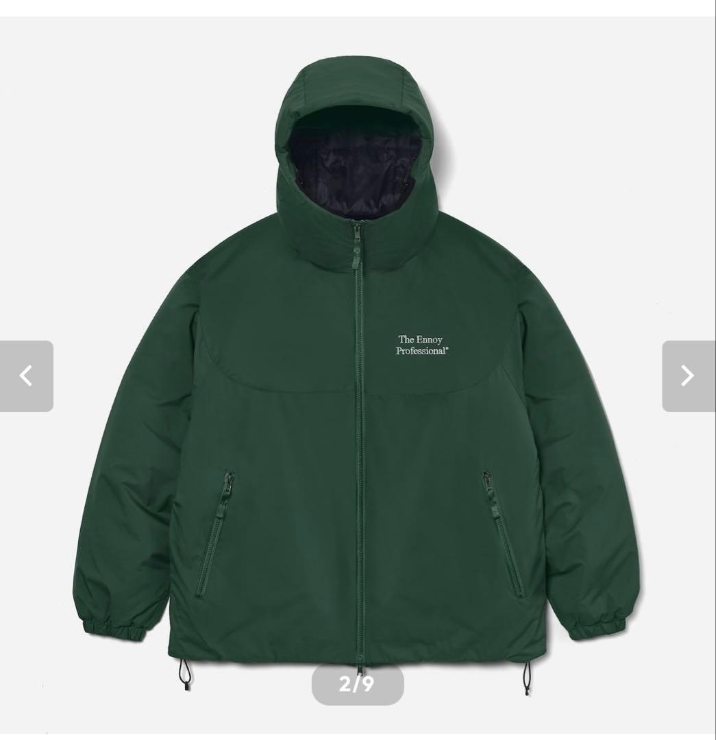 【期間限定値下げ】ENNOY PADDED NYLON SET UP GREEN